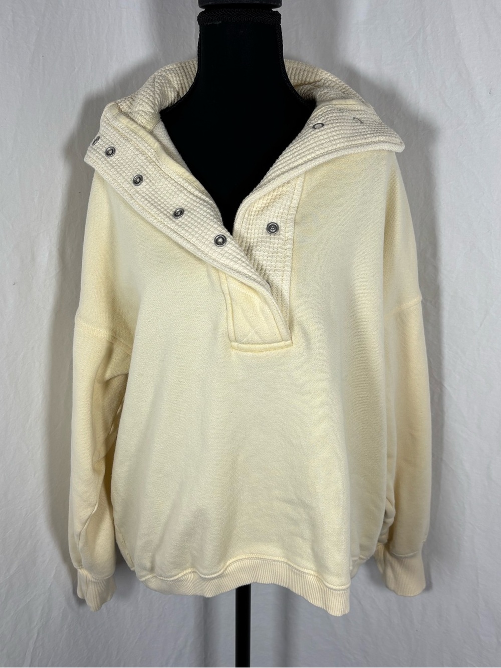 Aerie Getaway Quarter Snap Sweatshirt